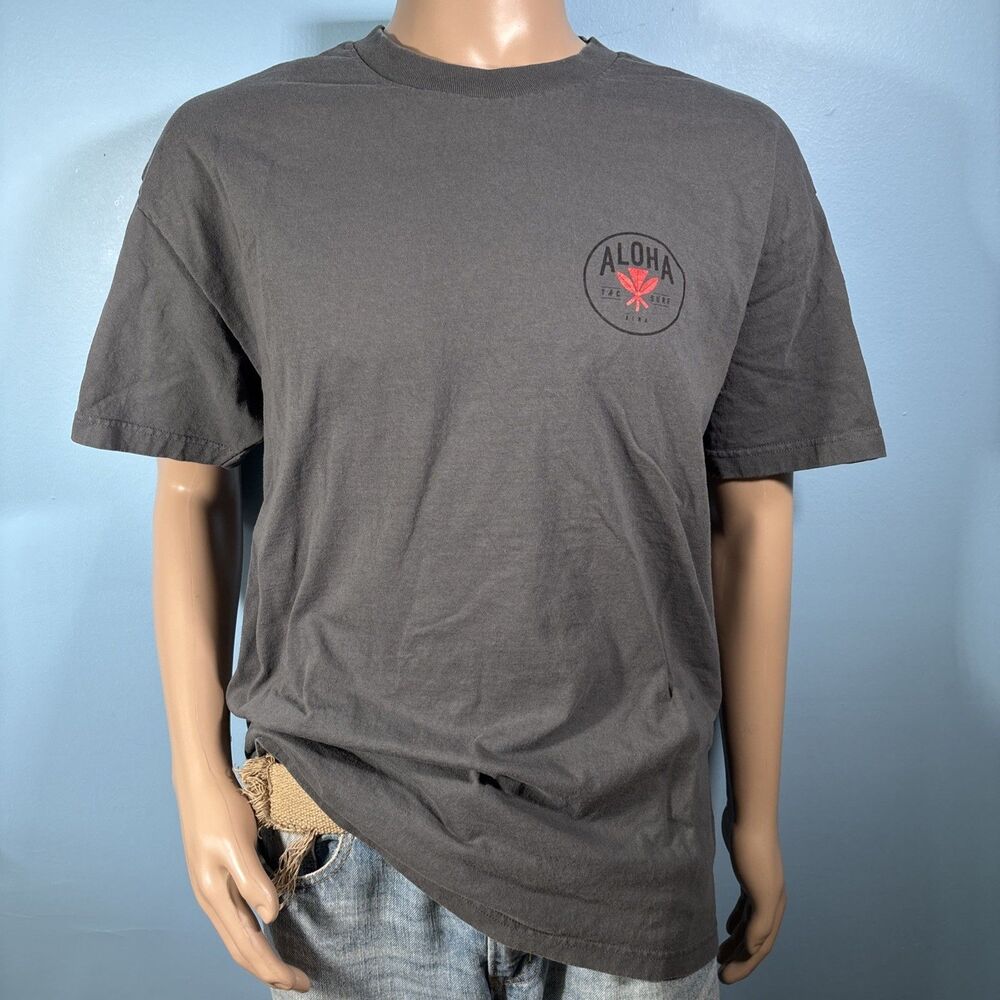 T&C Surf Designs Hawaii Palala 71 Aloha Gray T-shirt (Men’s XL) Graphic Tee